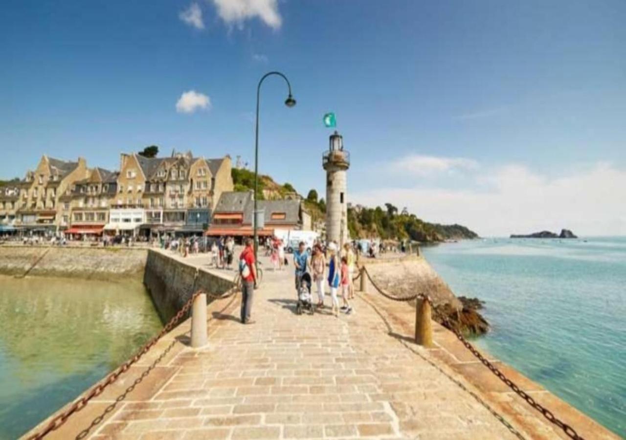 L'Etoile By Mrodbnb - Appart Neuf - Vue Mer - 25M Plage & Resto - Cine - Cheminee - Popcorn Cancale Esterno foto